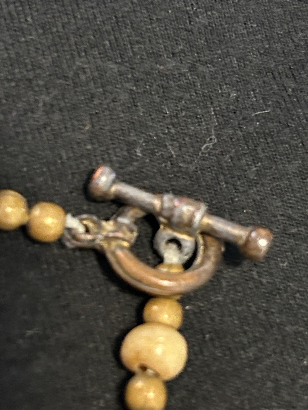 Handcrafted Yellow Beaded Statement Necklace with Ornate brass floral Pendant image 4